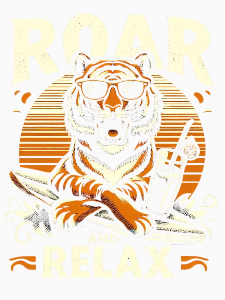 relaxed cool tiger by Dwipo Design