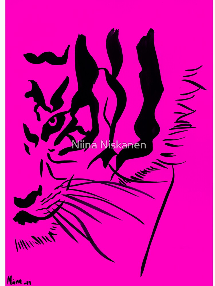 Eye of the Tiger - Pink & Black by Niina  Niskanen