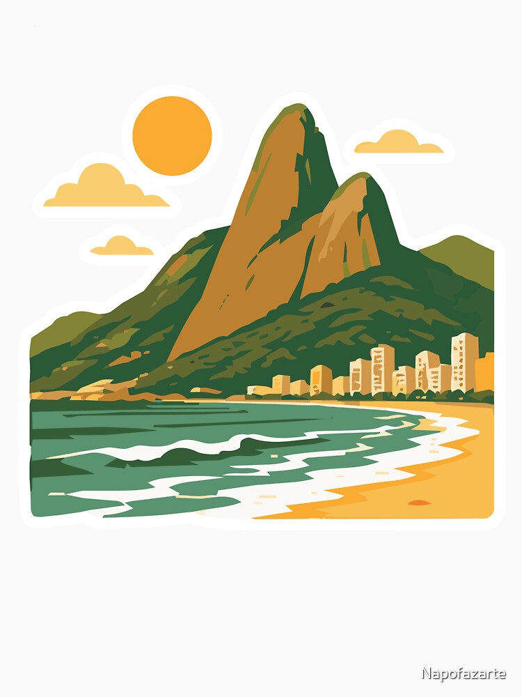 Ipanema Beach & Two Brothers Mountain by Napofazarte