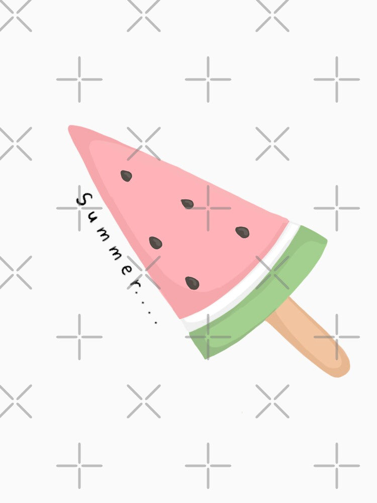 Watermelon ice cream for summer by Sanaura