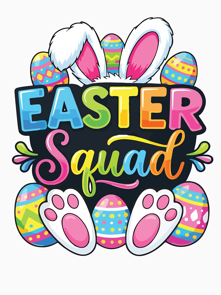 Easter Squad Funny Family Matching Easter Bunny Design by kiralynstration