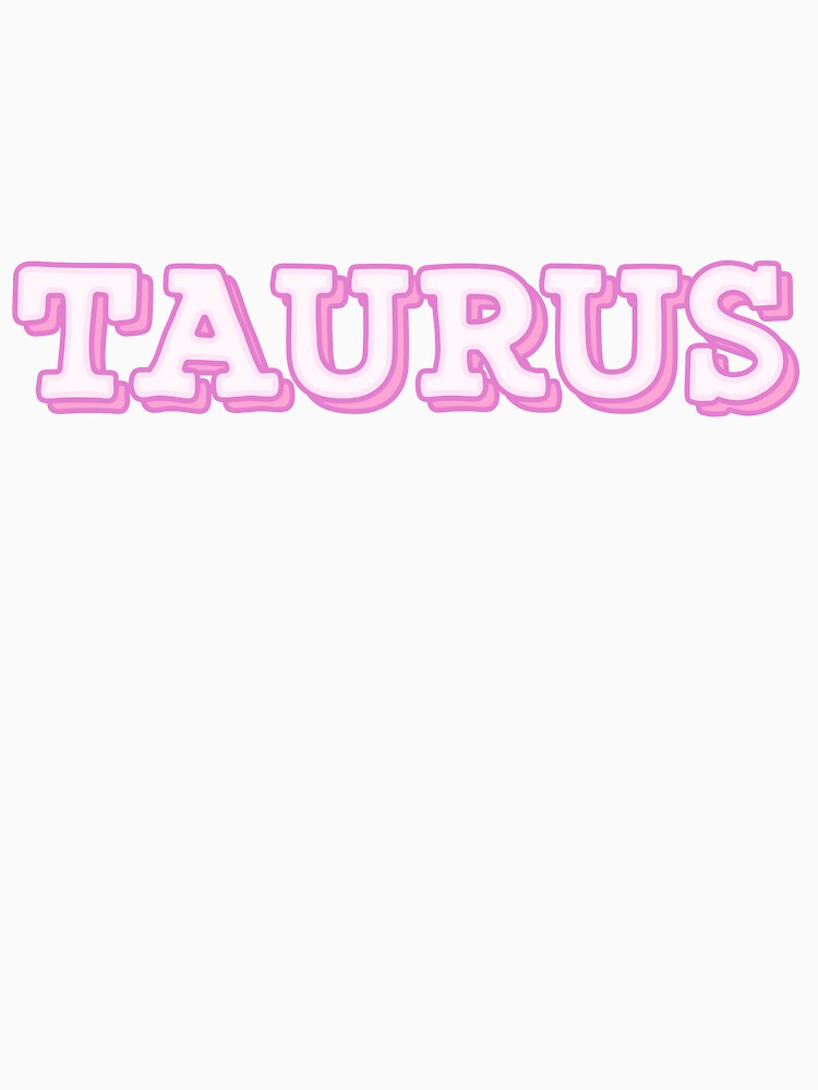 Taurus Baby Pink Zodiac Astrology by thefrshmachine