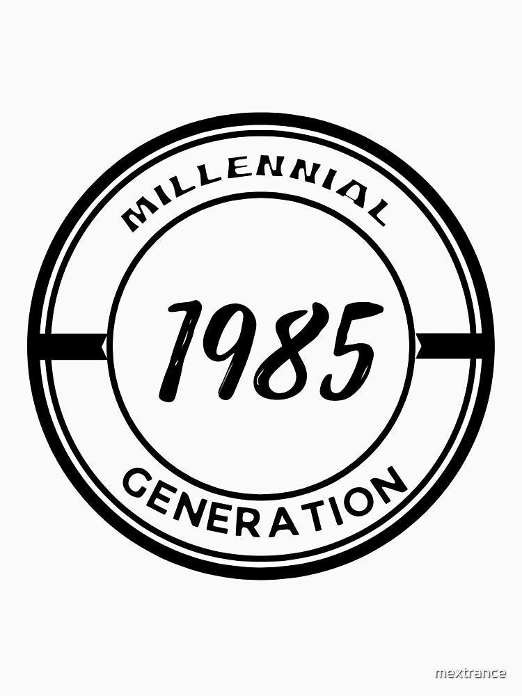 millennial generation 1985 by mextrance