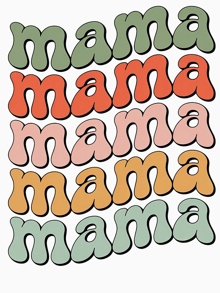 Mama Mom Matching Outfits Couple by RonnasJackson
