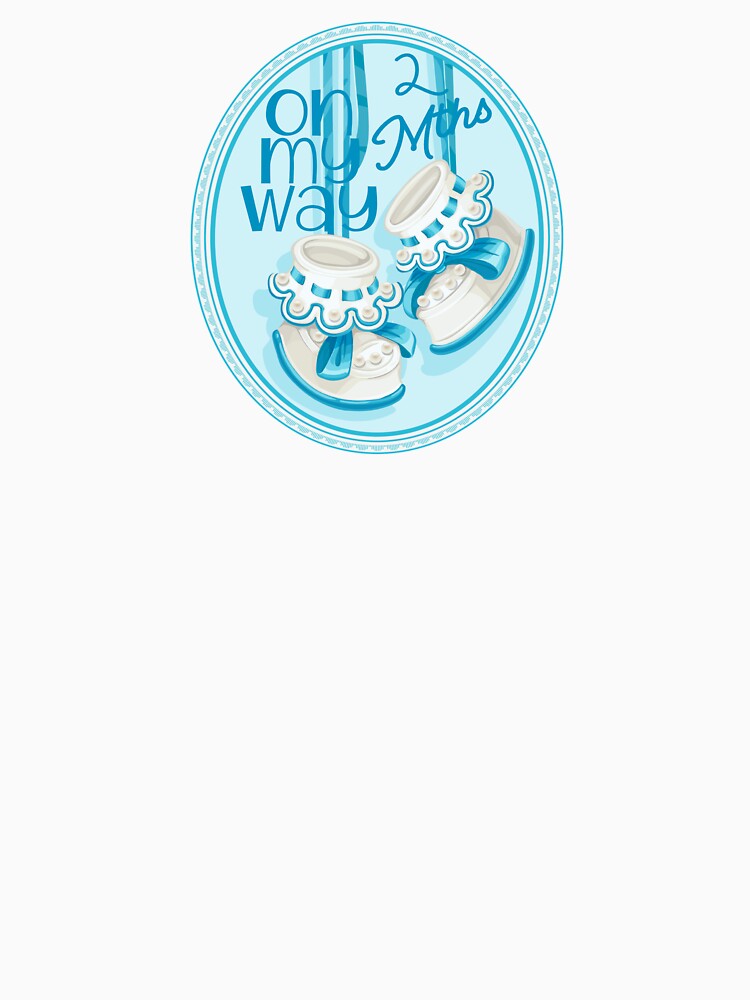 “On My Way - 2 Mths” Blue (Incl. Maternity & Baby Wear) by PawsitiveMum