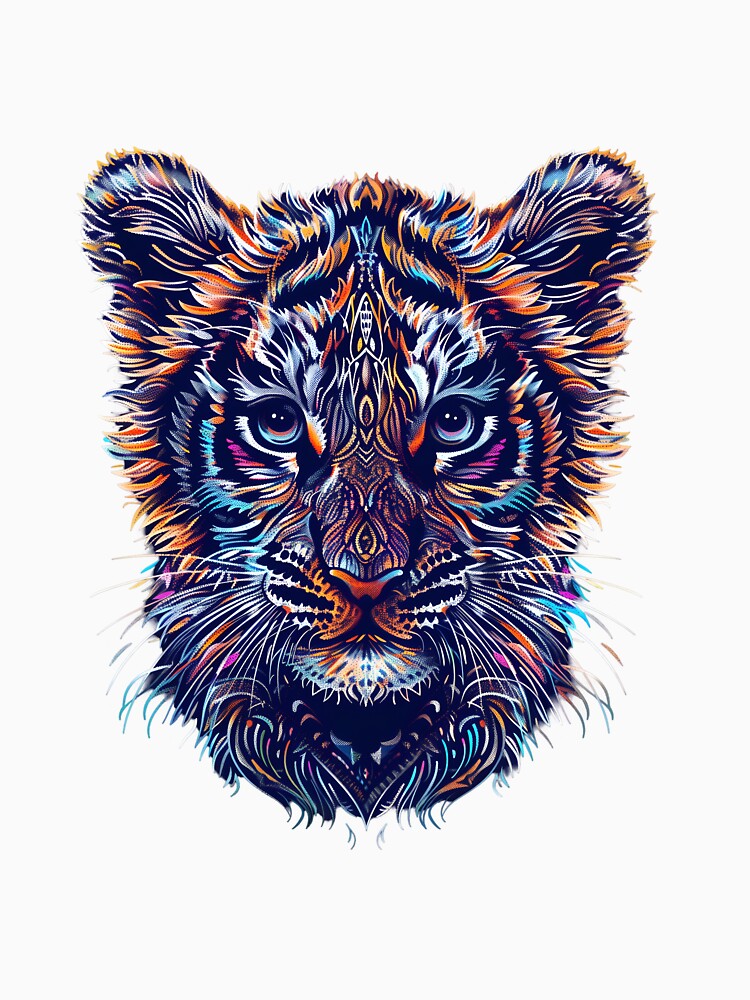 Stylized Baby Tiger 3 by HarmonyTheKoala