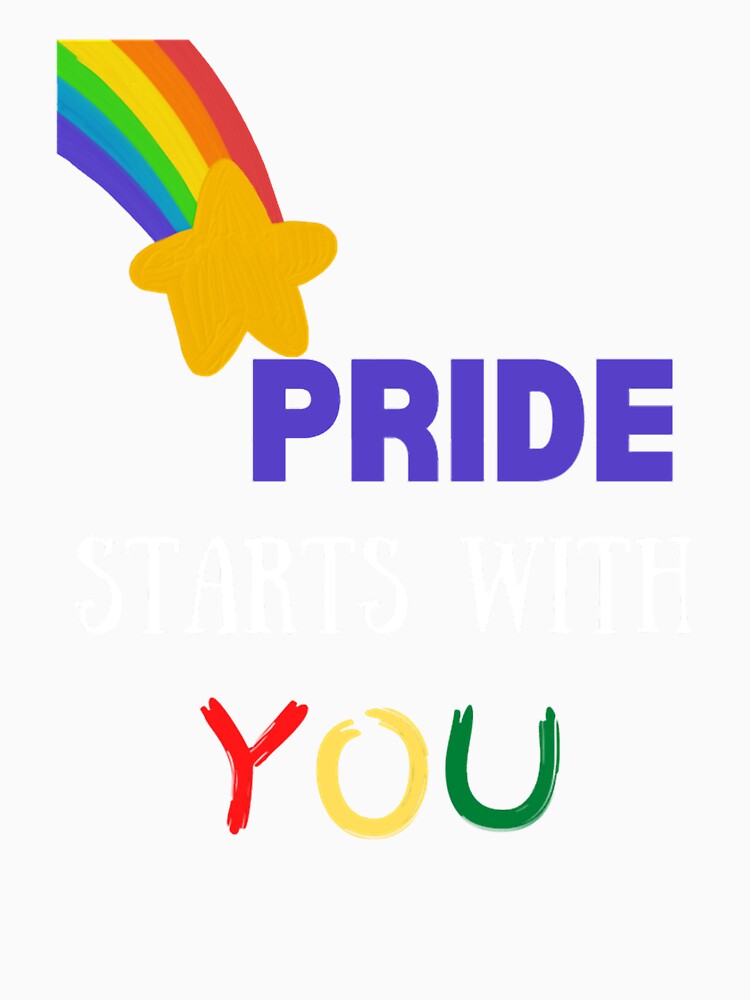 Pride starts with you - Support Trans YouthFitted V-Neck by wardkathleen8