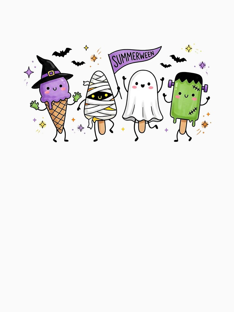 Halloween Spooky Ice Creams by Blush Meadow Trading Co