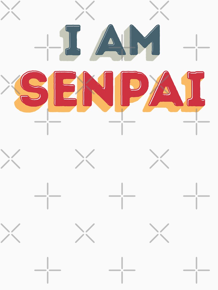 I am Senpai / If Found, Please Return to Senpai (Couple Shirt) Version 2 by teeworthy