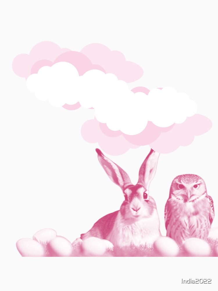 Happy Easter From the Easter Bunny and Easter Owl by India2022