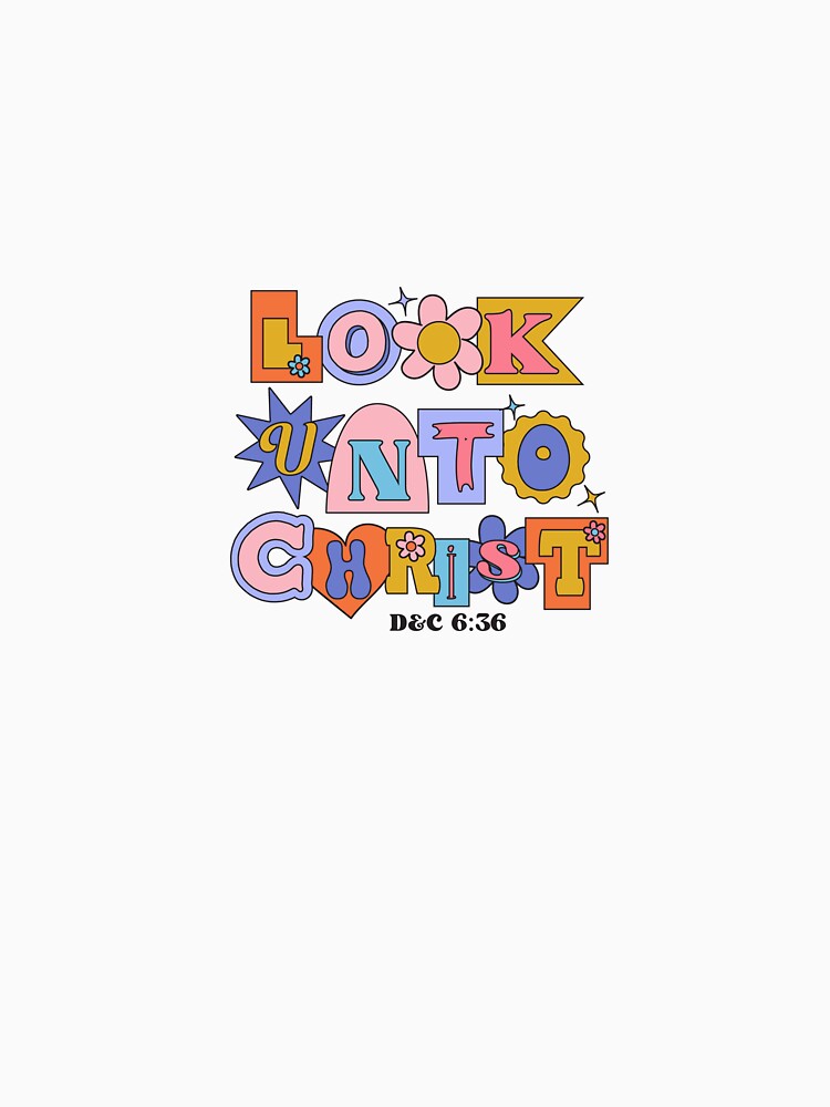 Look Unto Christ 2025 Youth Theme by wozyworks
