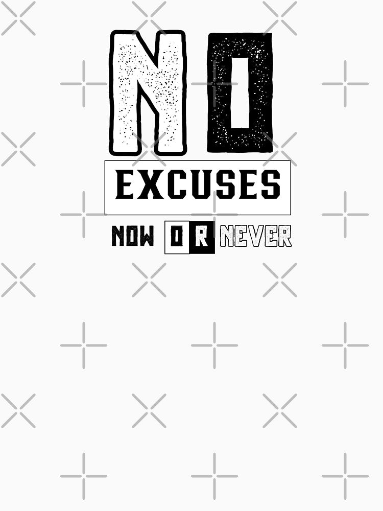 No Excuses, Strong Mindset and Discipline by V-ForAll