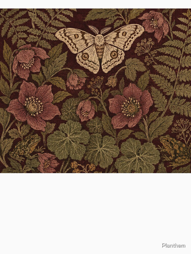 Nocturnal Moth and Hellebore Herbarium by Planthem