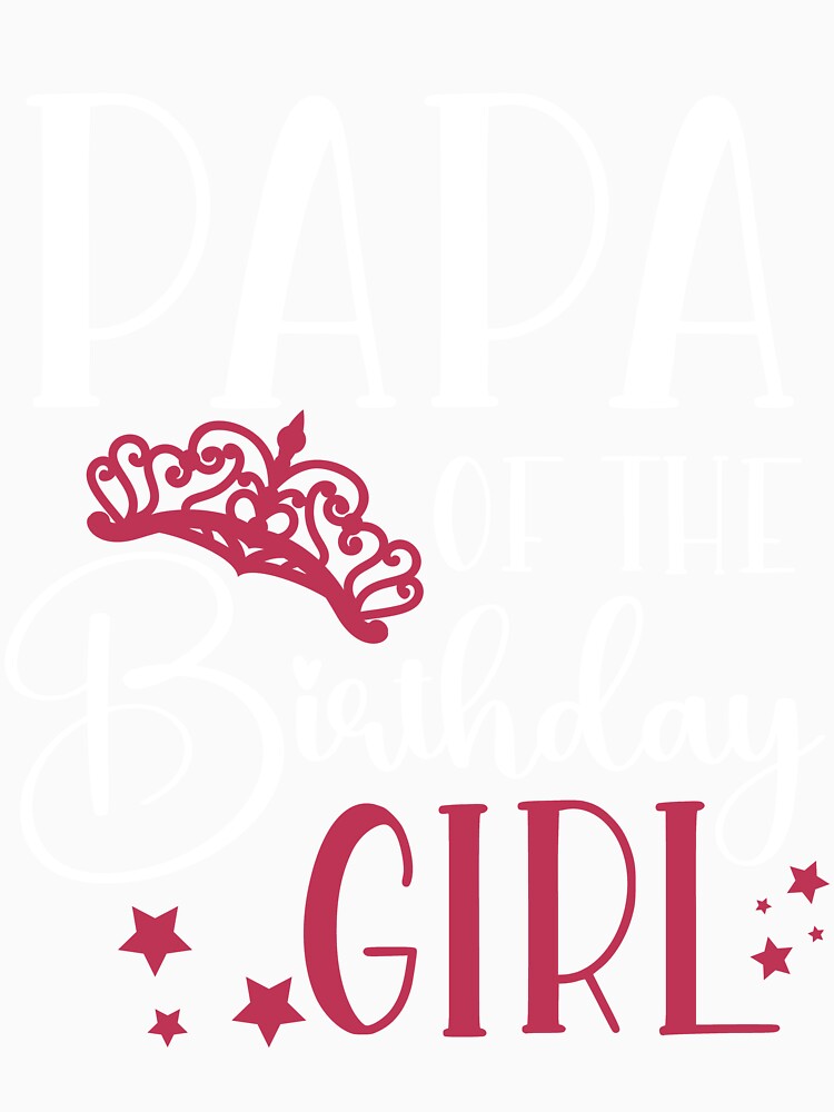Birthday Squad Papa of the Birthday Girl Birthday Party Gift by mysticblvd