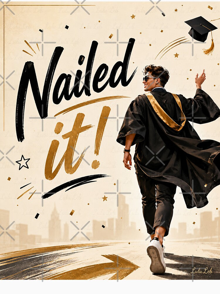 Nailed it!  Graduation -  Celebration - Graduate by LuluLeb