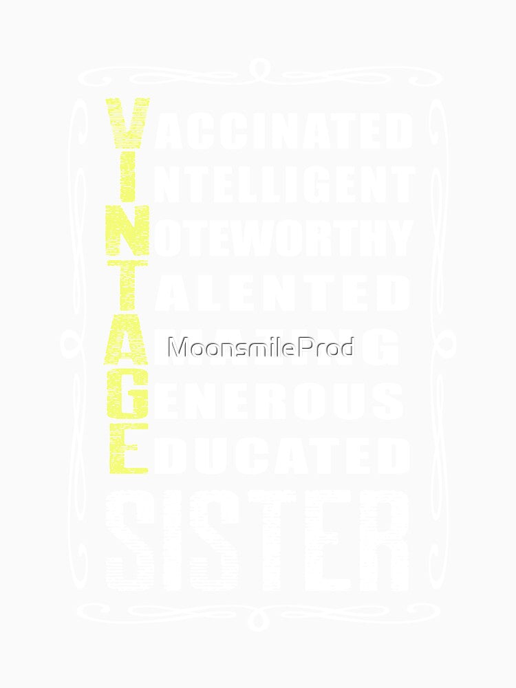 Vintage Acronym Retiring Sibling | Sis | Sister by MoonsmileProd