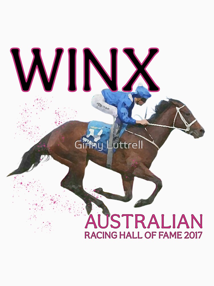 Famous Racehorse Winx Australian Racing Hall of Fame 2017 design by Ginny Luttrell