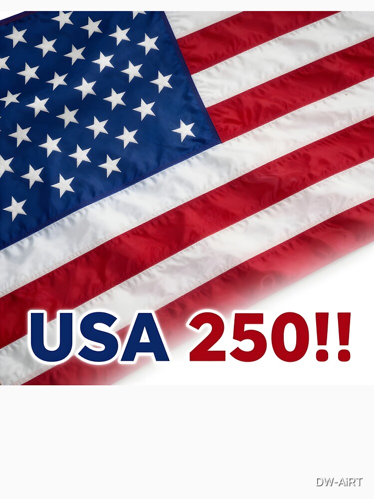 USA 250 Bold American Flag Patriotic Celebration by DW-AiRT