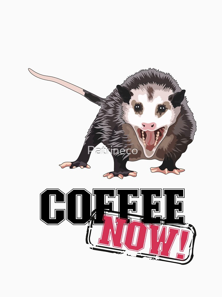 Funny Possum needs Coffee by Patrineco Limited
