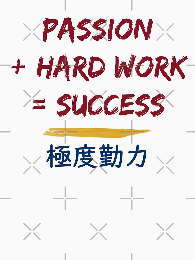 Passion, Hard work, Success by sakurashorty