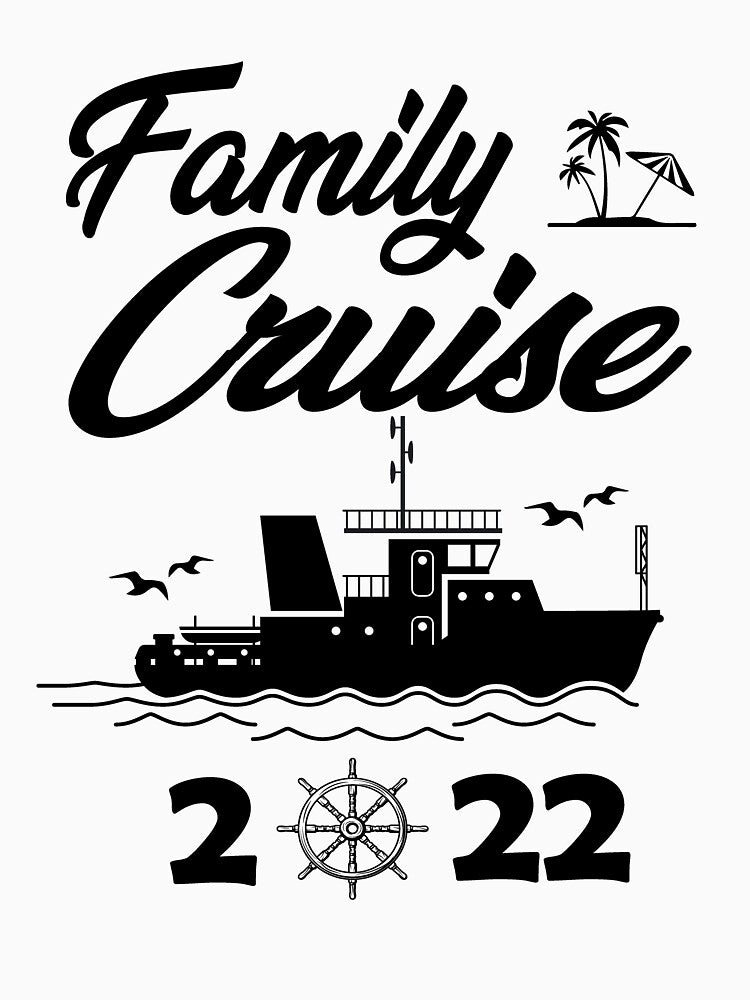 Family Cruise 2022, family summer vacation by Cute Shark