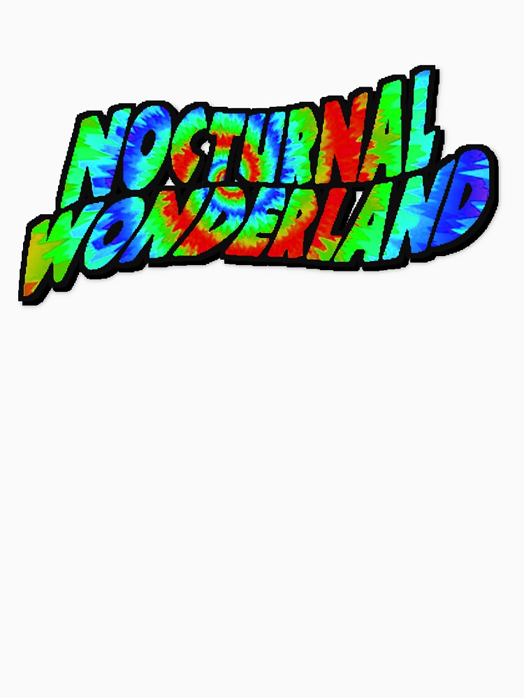 Nocturnal Festival Tie Dye Rave Logo Merch Music Camping Art by FestDrip