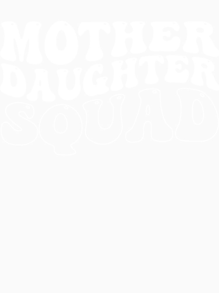 Retro Mother Daughter Squad Matching Family by KroghDs