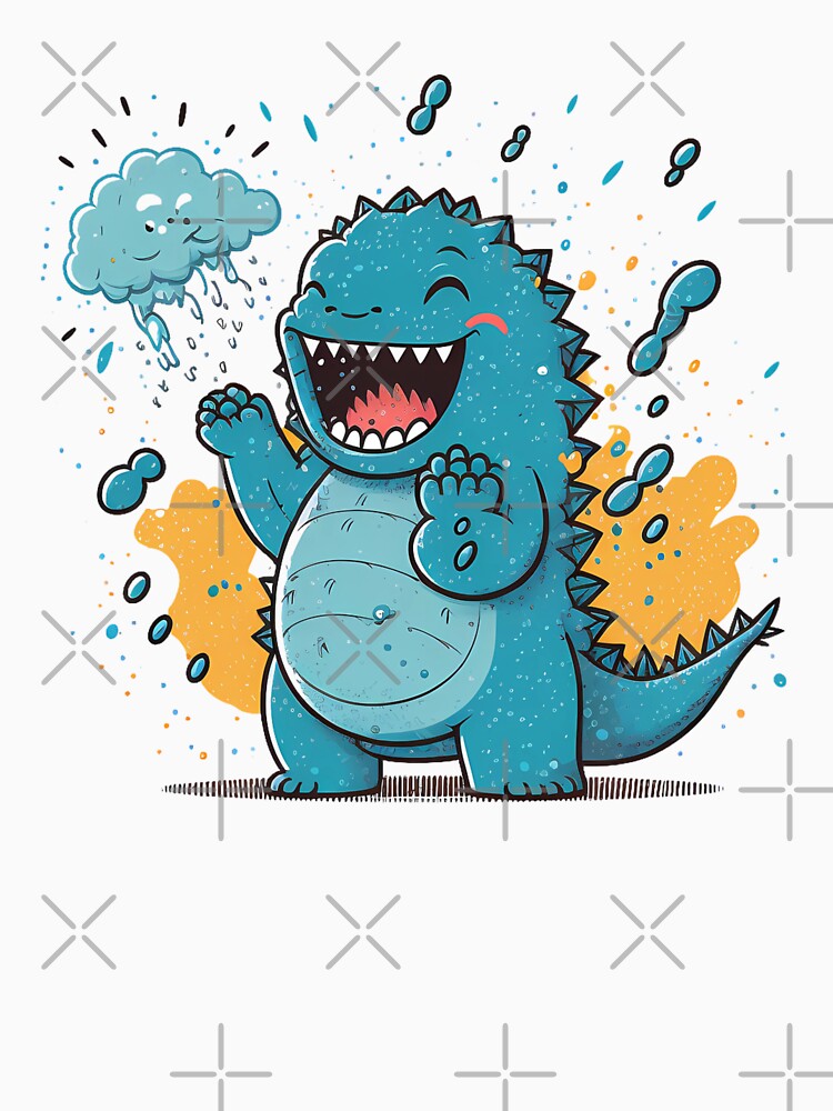 Baby dragon cute design classic tshirt by anandsiva2703