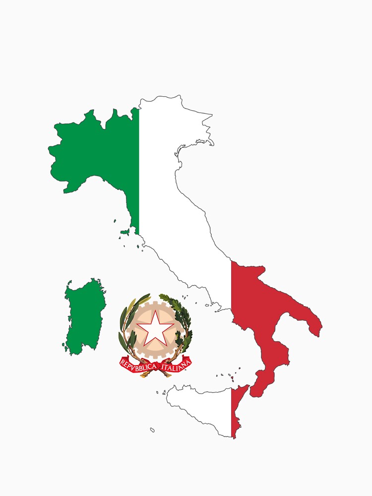 Italy Flag Map by AnimalsDH305