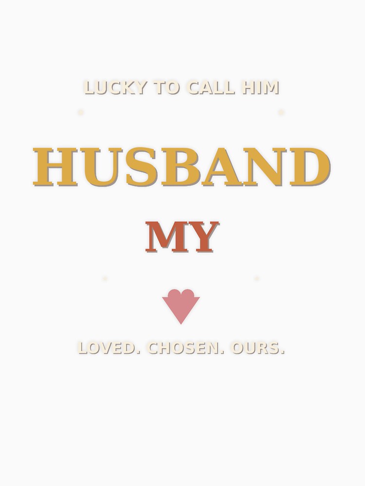 Lucky to Call Him Husband Minimal Design by EventPulse