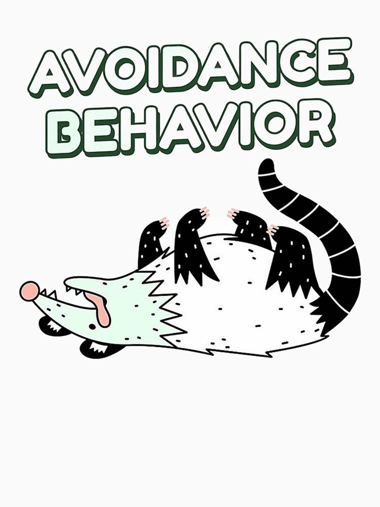 Avoidance Behavior Funny Opossum Meme Graphic by JossDesign15