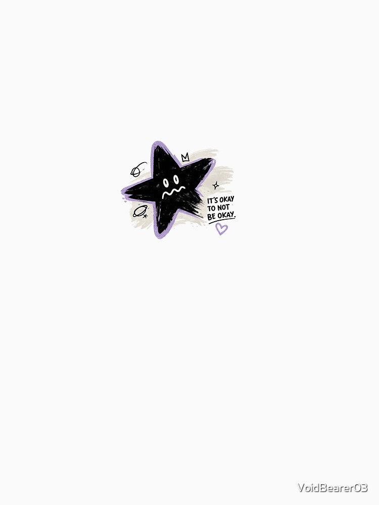 IT's OKAY TO NOT BE OKAY Genz Style Motivational sticker by VoidBearer03