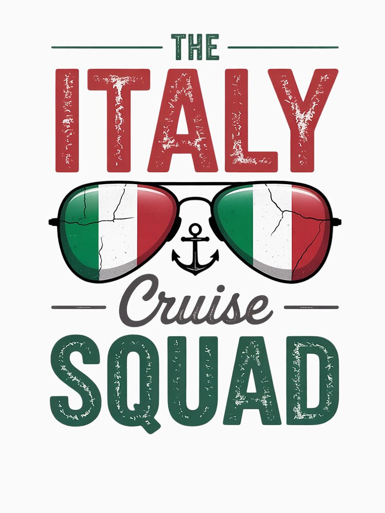 Italy Cruise Squad Italian Vacation Matching Family by MaryoKing
