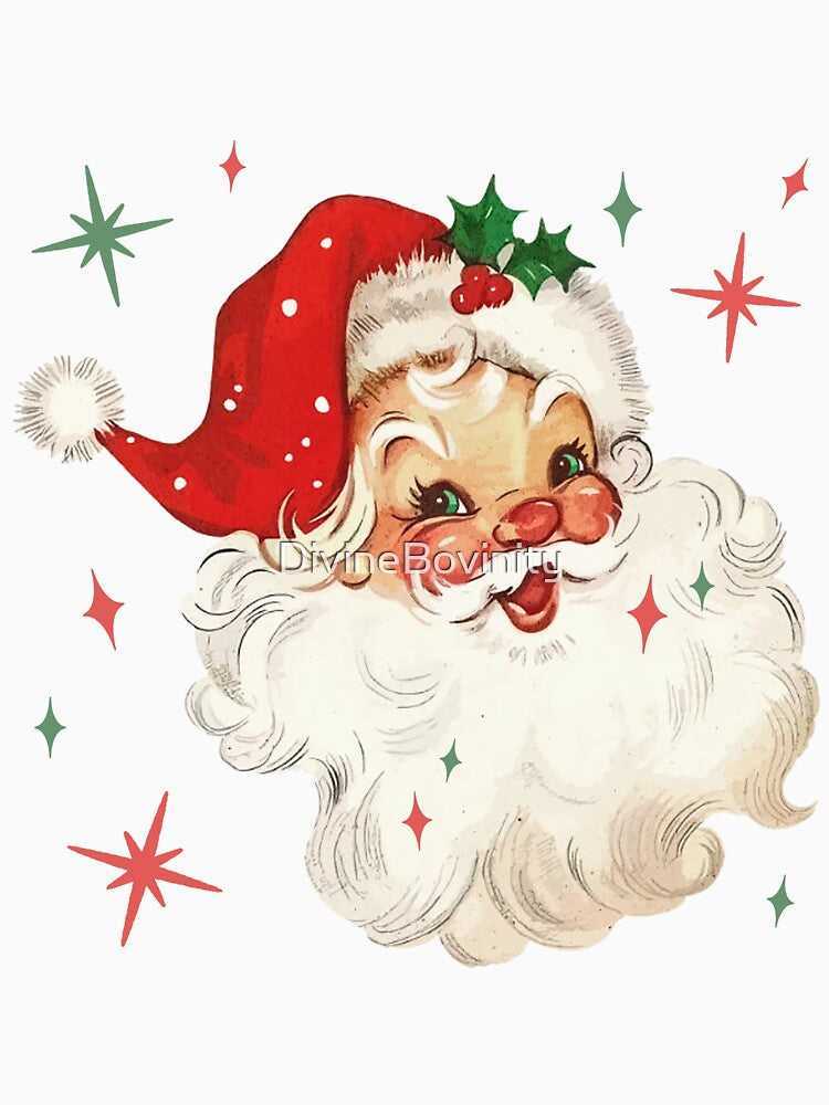 Copy of Santa Claus Believe Vintage Classic Retro by DivineBovinity