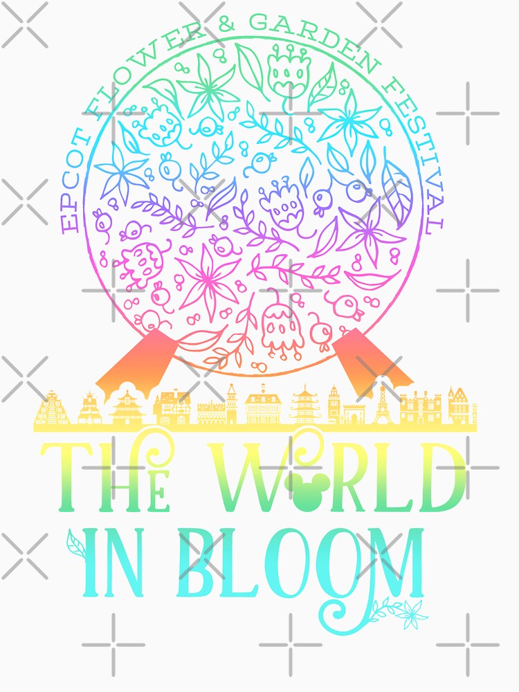 Flower and Garden 2021 Festival rainbow gradient by Kelly Design Company by KellyDesignCo