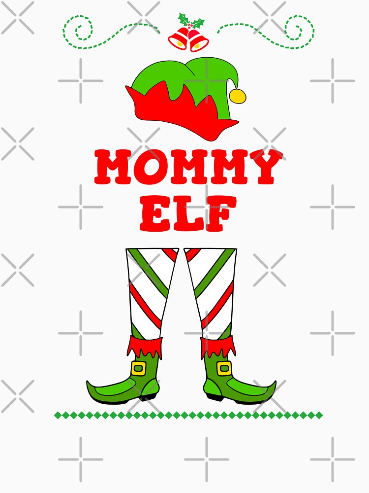 Elf Matching Mommy by Sartoris Art