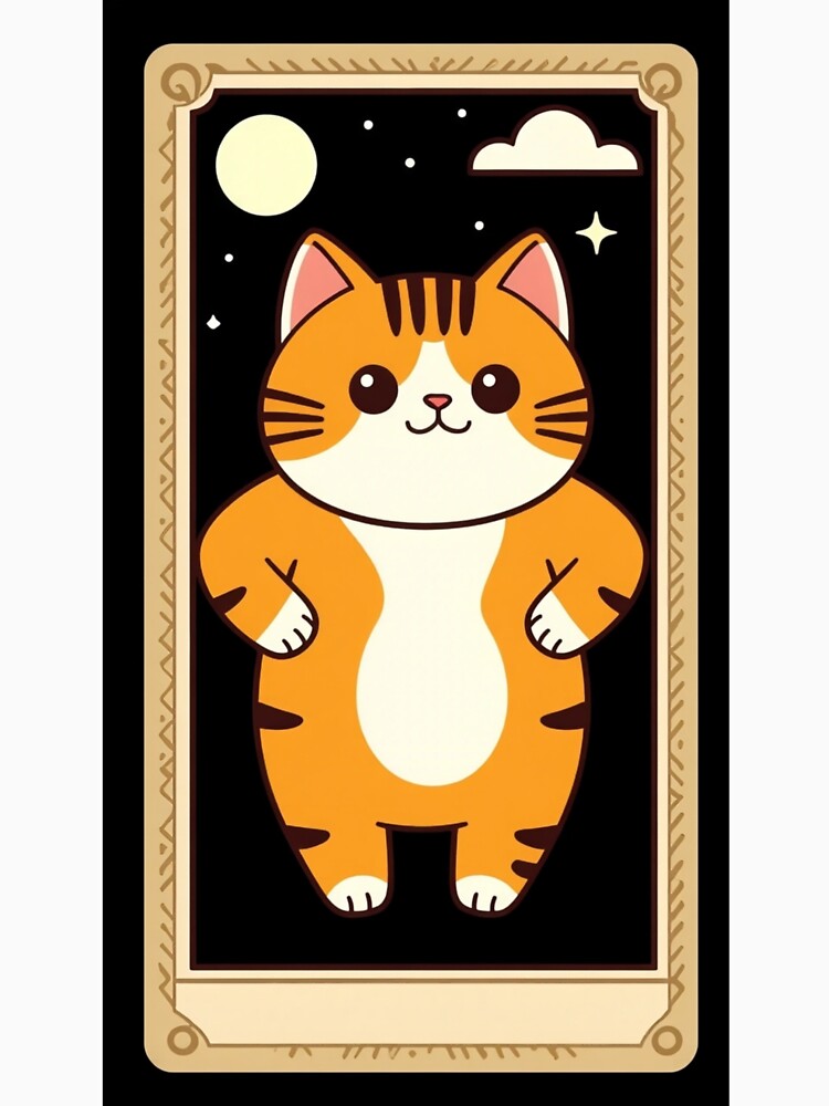 Cute Bunny Tarot Card Mystical Magic Sticker by Xenovita