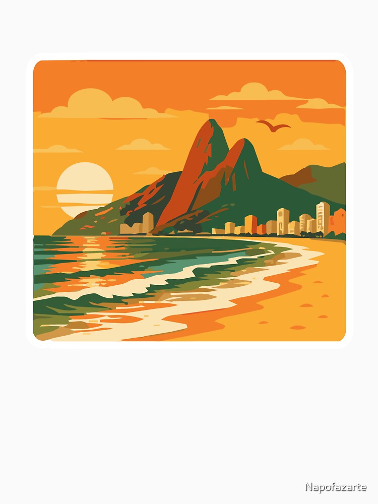 Sunset Over Ipanema by Napofazarte