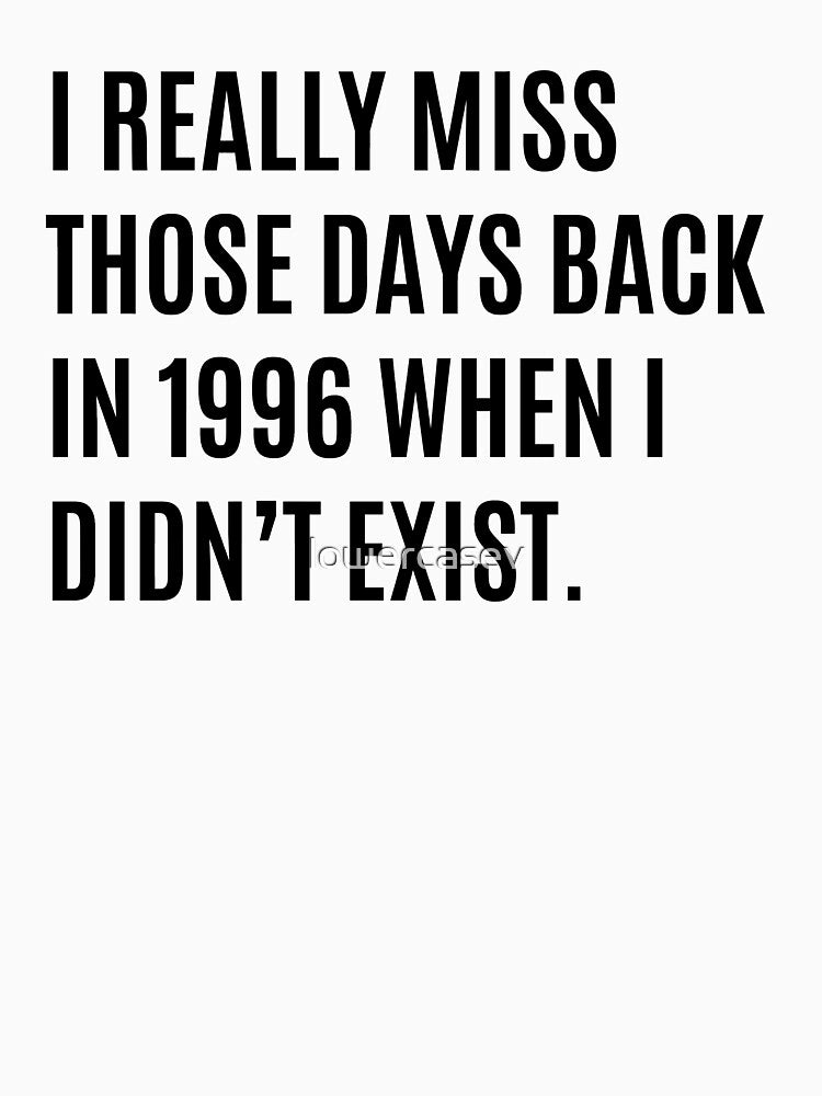 I Miss 1996 by lowercasev