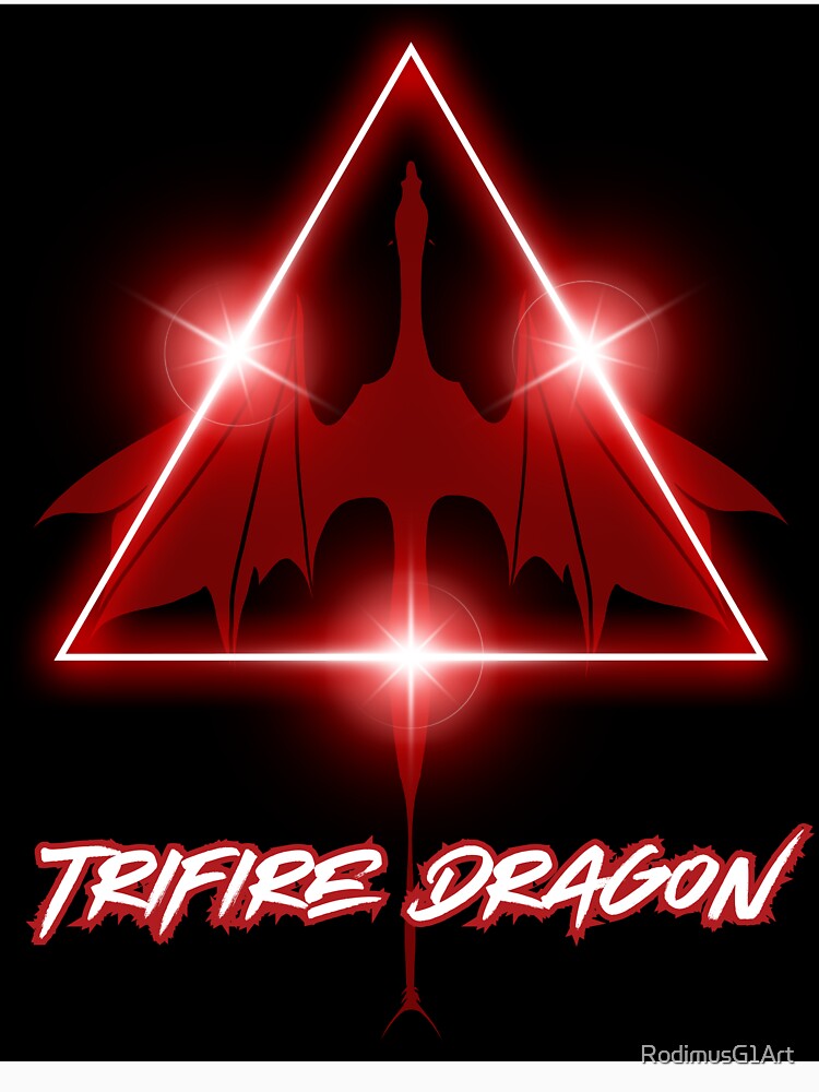TriFire Dragon Triangle Guardian by RodimusG1Art