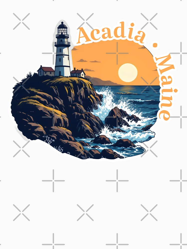 Explore Acadia Maine USA Coastal Adventure Art by wildexperience