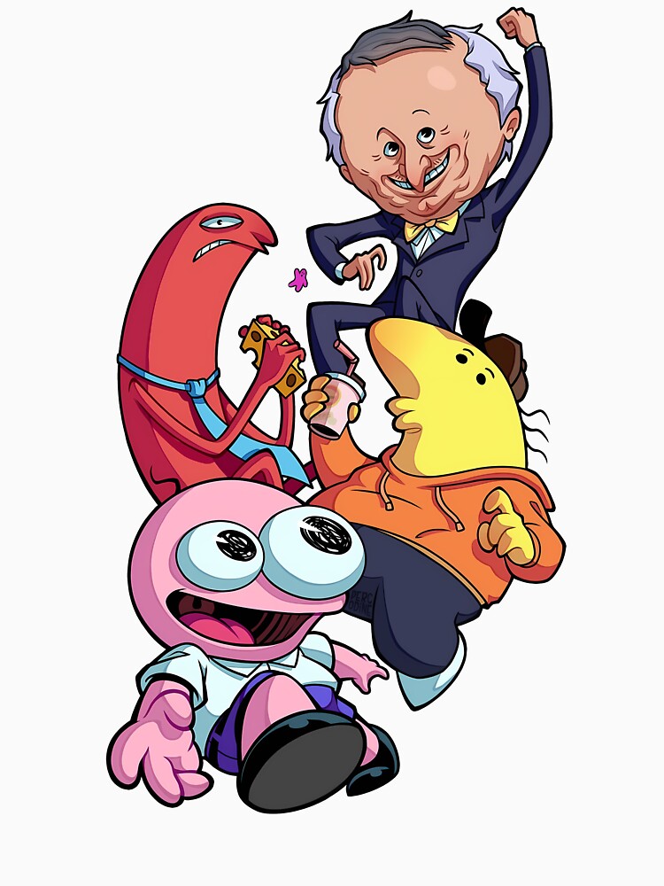 Smile Friends Cartoon Characters Funny by Revoleos
