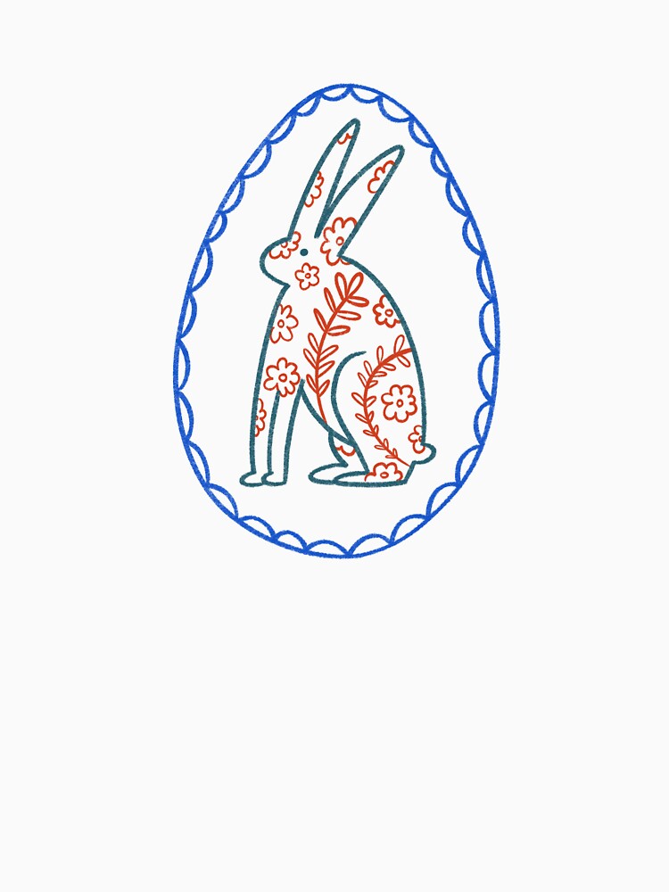 Easter bunny line art by Krymkuch
