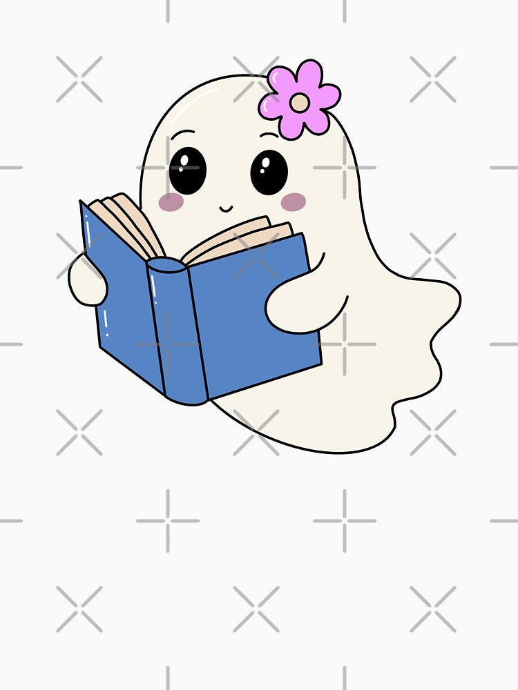 Reading girlie ghost by RavenAMarie