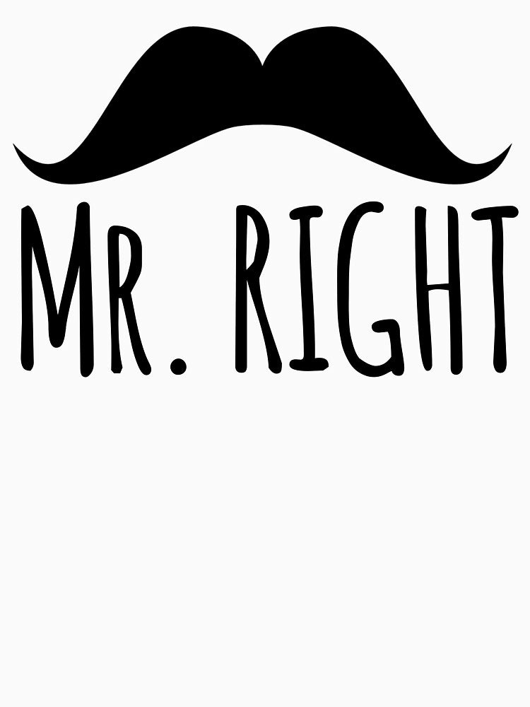 Mr. Right Couple Shirt by kyuzki