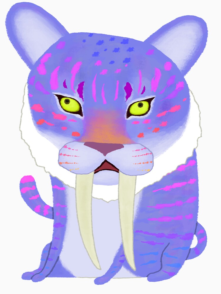Grumpy Saber-toothed Tiger by TamaAnimalArt
