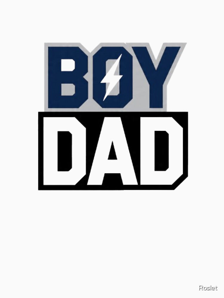 Boy Dad Gifts | Lightning Bolt Graphic Dad Gift by Roslet
