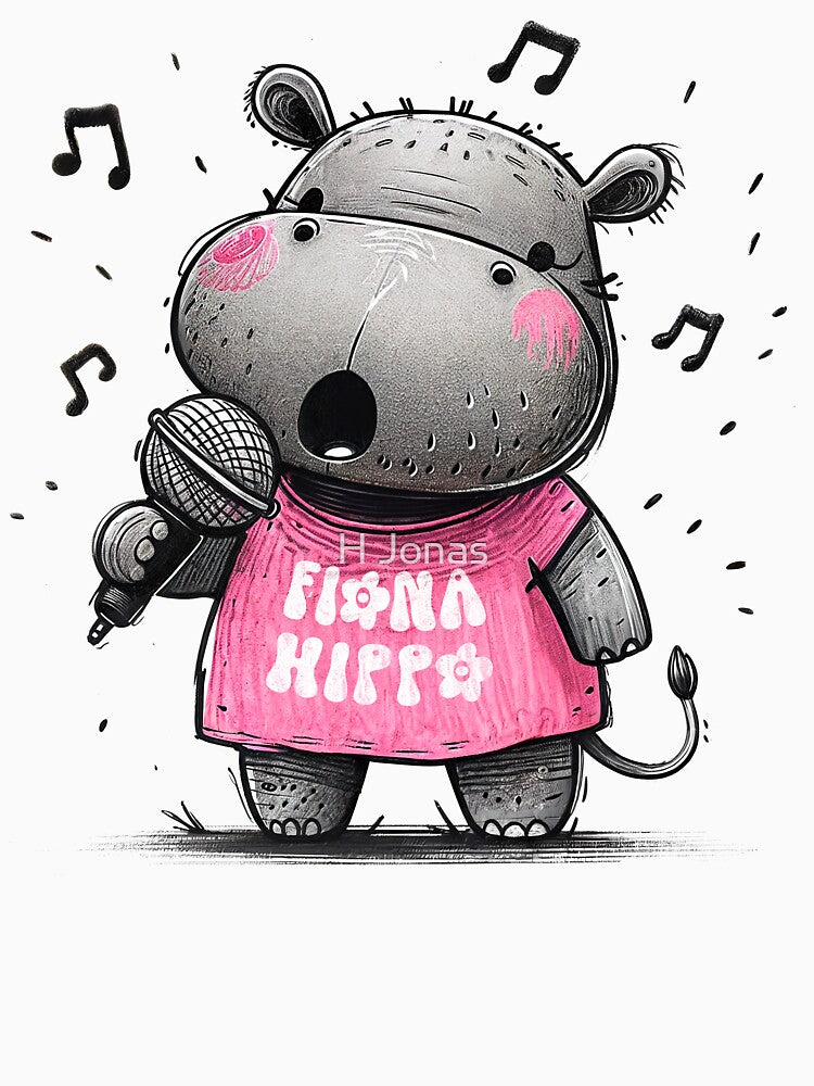 “Fiona Hippo” - A hippopotamus in the spotlight by H Jonas