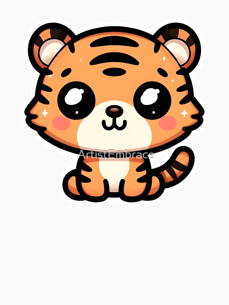 Kawaii Tiger by ArtistEmbrace