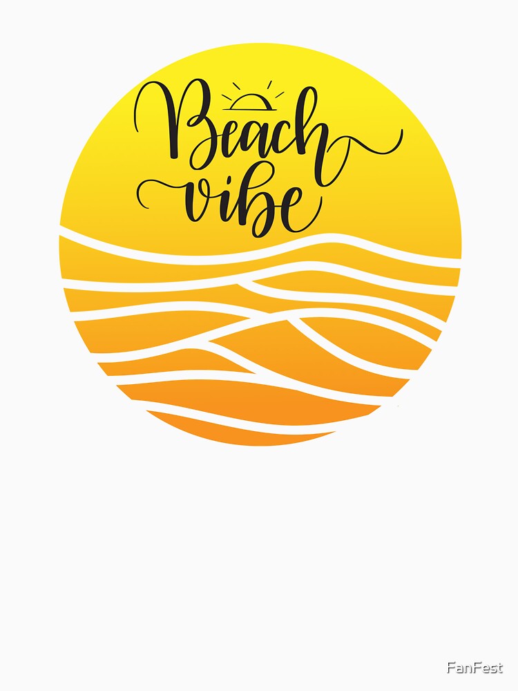 Beach Vibe Abstract Horizon by FanFest